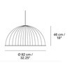 Muuto - Under The Bell - Suspension - dessin au trait