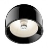 Flos - Wan - Applique murale / Plafonnier - noir/poli