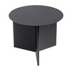 HAY - Slit Table Round - Table d'appoint - noir/H 35.5cm/Ø45cm