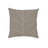 Arper - Leaf 2 Cushion - grey/Kvadrat Remix fabric 2/45x45cm