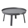 Muuto - Around - Table d'appoint grand modèle - anthracite/Ø 72cm