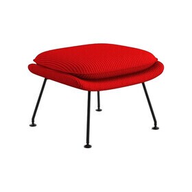 Knoll International - Womb Relax Ottoman / Stool Frame Black