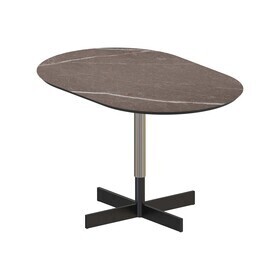 Zeus - Bibò Side Table H 37cm Marble