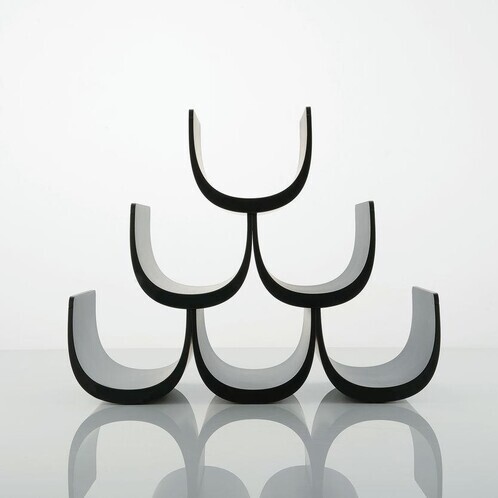 Alessi - Noè Bottle Rack - black/with modular system