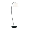 Le Klint - Le Klint Snowdrop Floor Lamp  - white/frame black/Ø30cm x H:155cm