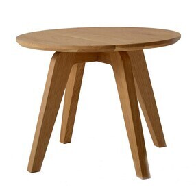 Jan Kurtz - Table d'appoint bois massif Dweller Ø50cm