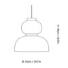 &tradition - Formakami JH4 - Pendellamp - Strichzeichnung