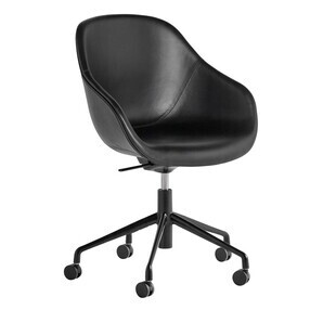 HAY - About a Chair AAC 155 Bürostuhl Leder Gestell schwarz