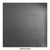 Muuto - Outline Sofa 3 Sitzer - schwarz/Leder schwarz/BxHxT 220x69.5x84cm/Gestell Aluminium schwarz: pulverbeschichtet