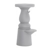 Moooi - New Antiques Barhocker - hellgrau/inkl. festem Sitzkissen