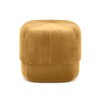 Normann Copenhagen - Circus Pouf Small - Tabouret - jaune/Velour/Ø x H: 46 x 40cm