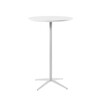 Plank - Mister X Garden Table Ø 70cm - white/MDF/Ø 70cm/H: 108 -109,5cm