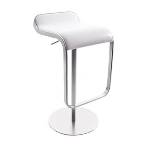 Lapalma - LEM S80 Barhocker Sitzfläche Leder 66-79cm