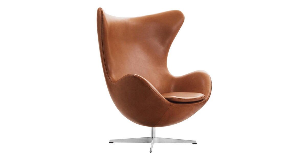 Fritz Hansen Egg Chair™ Loungechair Leather AmbienteDirect