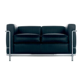 Cassina - LC2 Fauteuil Grand Confort petit modèle deux places