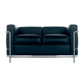 Cassina - LC2 Fauteuil Grand Confort petit modèle deux places