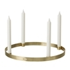 ferm LIVING - Circle Candle Holder Ø38cm - brass/matt