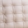 Knoll International - Barcelona Relax Sessel - elfenbein/Gestell chrom/Leder Venezia/Special Edition