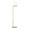 Flos - IC F1 - Lampadaire - laiton/brossé/H 135cm/Ø 20 cm