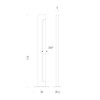 Nemo - Ara LED Floor Lamp - line drawing
