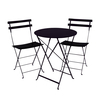 Fermob - Bistro Metal Garden Set - liquorice black/table Ø60cm