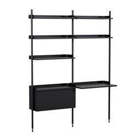 HAY - Étagère avec bureau Pier System 12