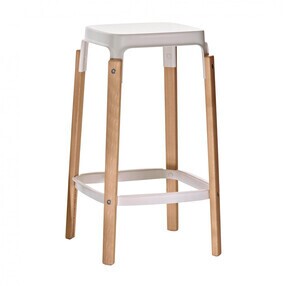 Magis - Steelwood Stool - Barkruk 68cm