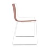 Arper - Catifa 46 0278 - Chaise bicolore pied blanc - blanc/rosé/coque brillant/dedans mat/support blanc mat V12/nouvelle couleur