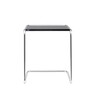 Thonet - B 97a Side Table - black/ frame chrome/MDF/46x47x52cm