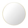Gubi - Gubi Mirror - Miroir rond Ø110cm - laiton/poli/Ø 110cm