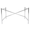 Richard Lampert - Eiermann 1 tafelonderstel midden - chroom/incl. hoogteverstelling 3,5cm/in het midden/110 x 66 x 66cm