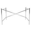 Richard Lampert - Eiermann 1 - châssis de table centré - chrome/Set de réglage de la hauteur de 3,5/centré/110 x 66 x 66cm