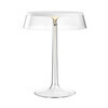 Flos - Bon Jour LED Table Lamp White - transparent/shade: plastics/H 41cm/ Ø 31,6cm/frame transparent/white