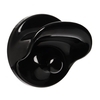 Kartell - Kartell Clothes Hangers Set of 2 - black/opaque/Ø10.5cm