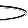 Nemo - Ellisse Major LED Downlight - Pendellamp - zwart/BxD 135x70cm/7800lm/3000K