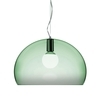 Kartell - FL/Y Suspension Lamp - sage green/transparent/Ø52cm