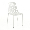 Fast - Forest Garden Chair - white/powder-coated