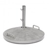 Skagerak - Capri parasolvoet 50 kg - beton met roestvrijstaal kader/roestvrijstalen buis/poot met wielen/Ø 5cm/ Ø 60cm