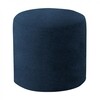 Softline - Drum Stool / Side Table M - dark blue/Felt fabric 859/H 40cm / Ø 45cm