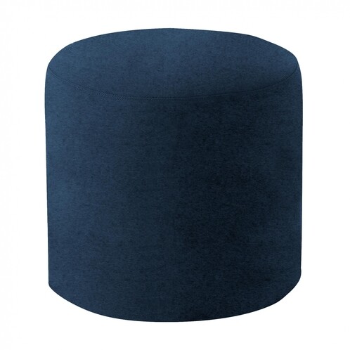 Softline - Drum Stool / Side Table M - dark blue/Felt fabric 859/H 40cm / Ø 45cm