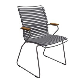 HOUE - Click Outdoor Armchair with High Backrest