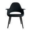 Vitra - Organic Chair Stuhl - schwarz/Stoff Hopsak/Gestell Esche schwarz