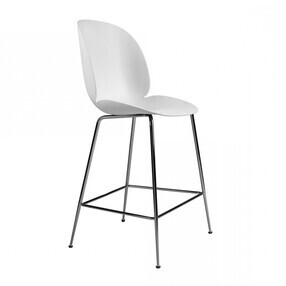 Gubi - Beetle Bar Stool Chrome Base 108cm