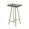 Skagerak - Georg 67 - Barkruk - oak/kussen donkergrijs/met zitkussen en lederen Band/WxDxH: 45 x 32 x 67cm