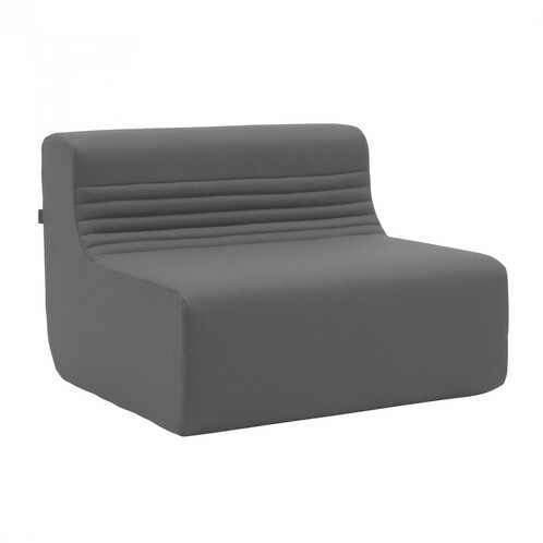 Softline - Loft Outdoor Sofa Mittelmodul - anthrazit/Stoff Tempo 275/BxHxT 88x63x88cm