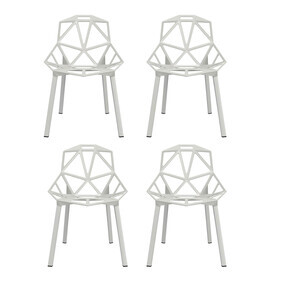 Magis - Set de 4 chaises empilables Chair One