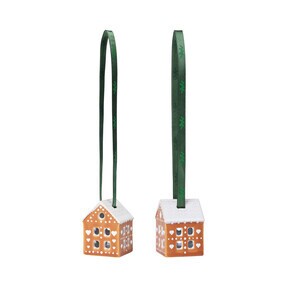 Kähler - Gingerbread kerstmisornament set van 2