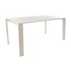 Kartell - Four Table 158x79x72cm - white/laminate/frame white/Table top white