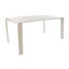 Kartell - Four Tisch 158x79x72cm - weiß/Laminat/Gestell weiß/Tischplatte weiß