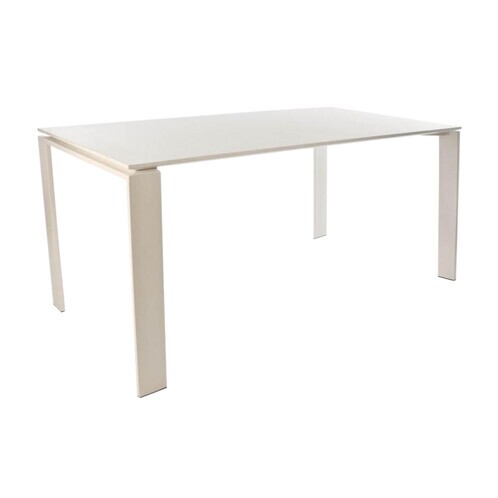 Kartell - Four Table 158x79x72cm - white/laminate/frame white/Table top white